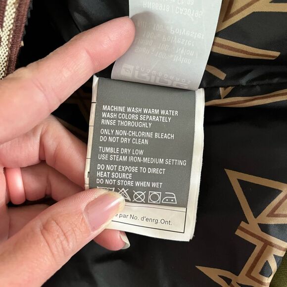 Ride olive Green and Yellow snowboarding Jacket - Picture 7 of 12